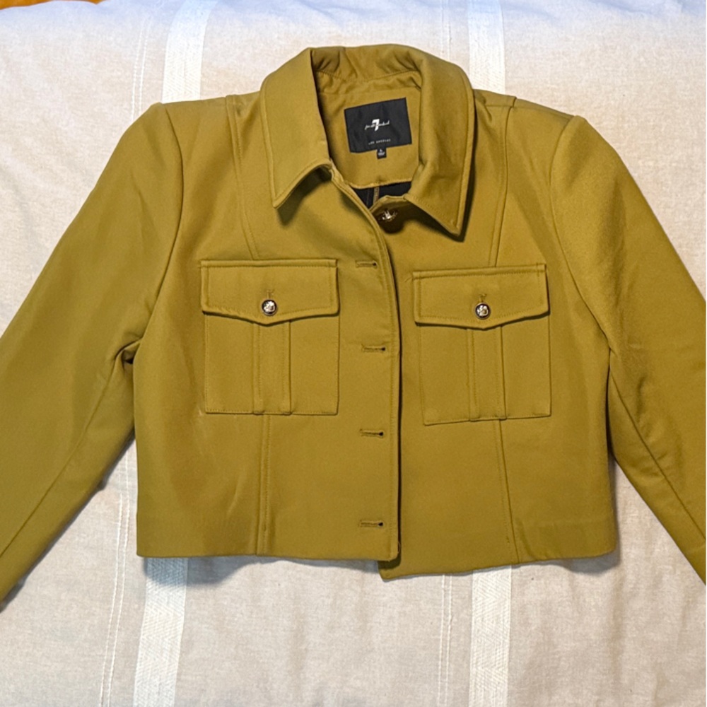 7 For All Mankind Mustard Blazer